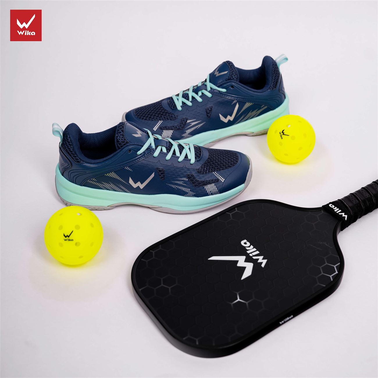 Giày Pickleball Wika Hyper màu navy - Wika Sports