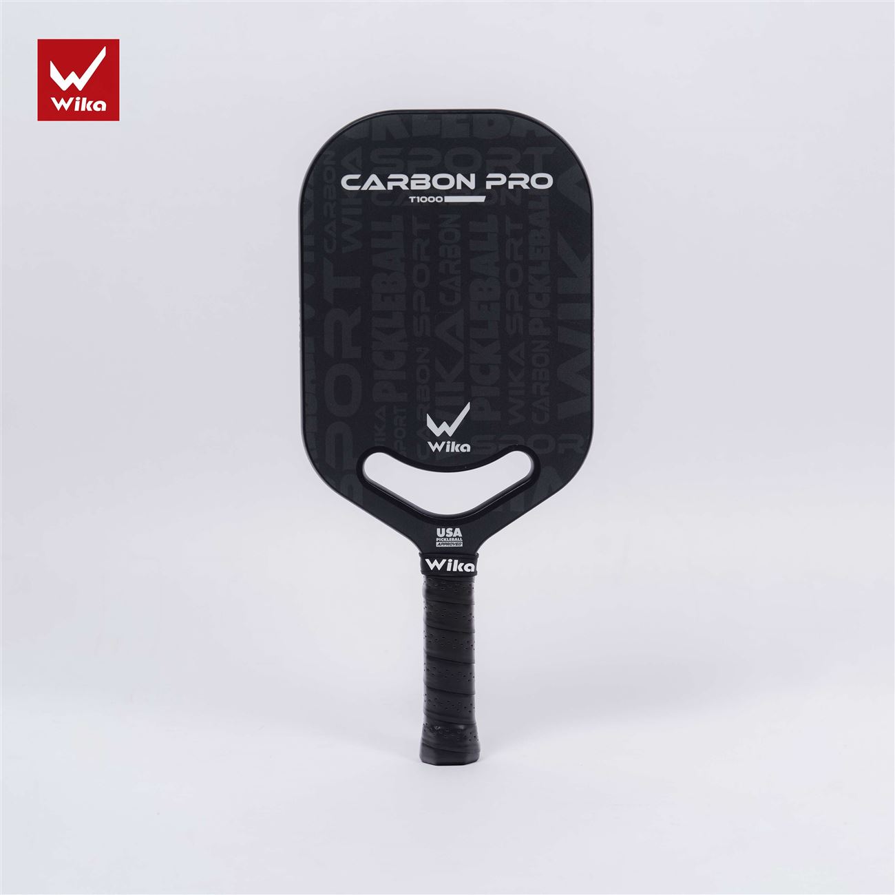 Wika Vợt Pickleball Wika Carbon Pro đen