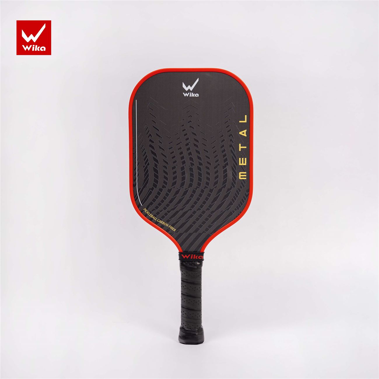 Vợt pickleball Wika Metal đen đỏ