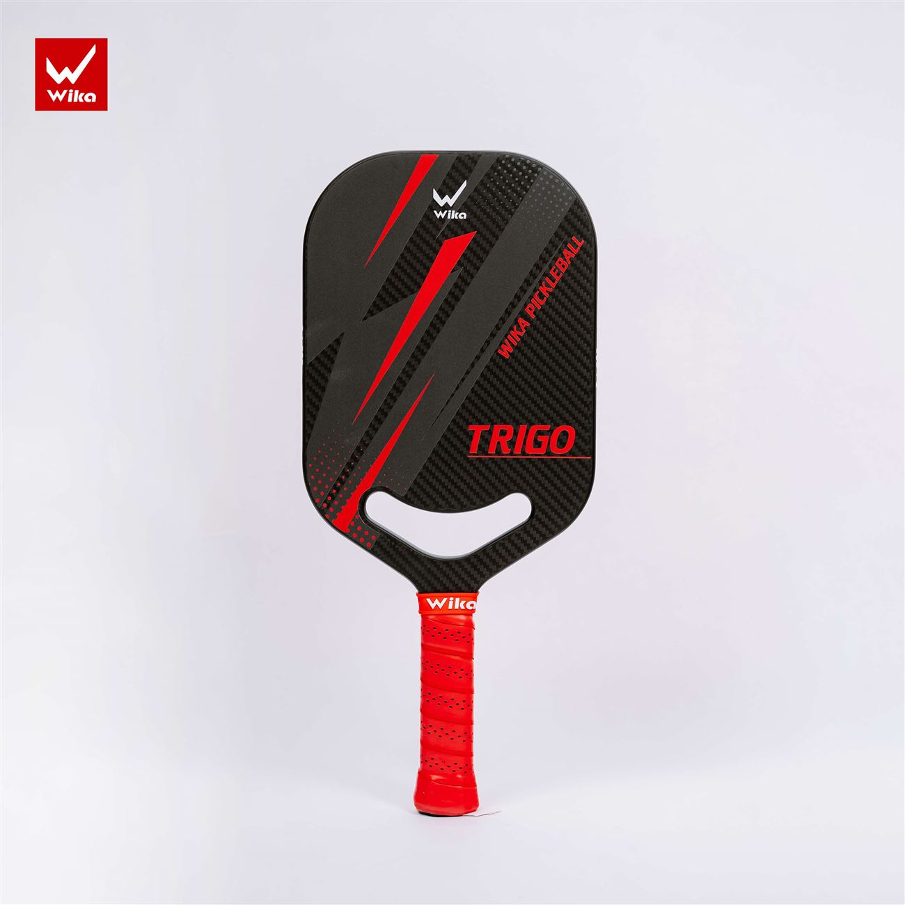 Vợt Pickleball Wika Trigo đen đỏ