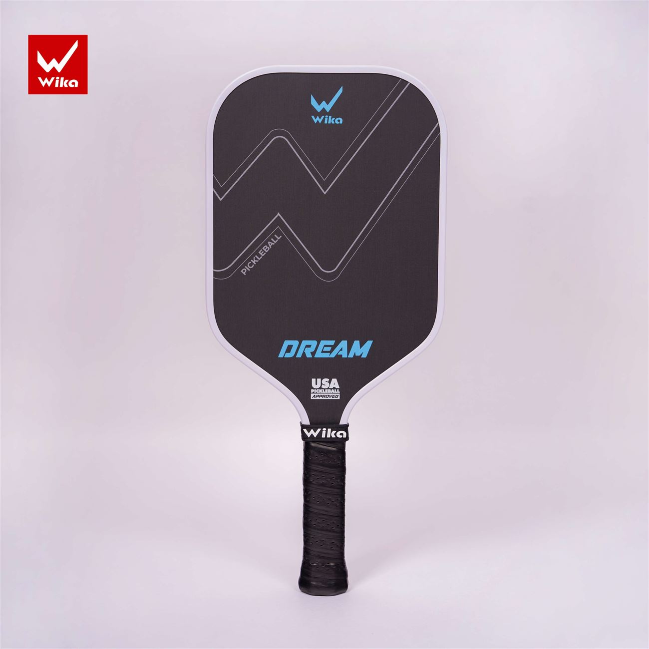 Vợt Pickleball Wika Dream đen xám