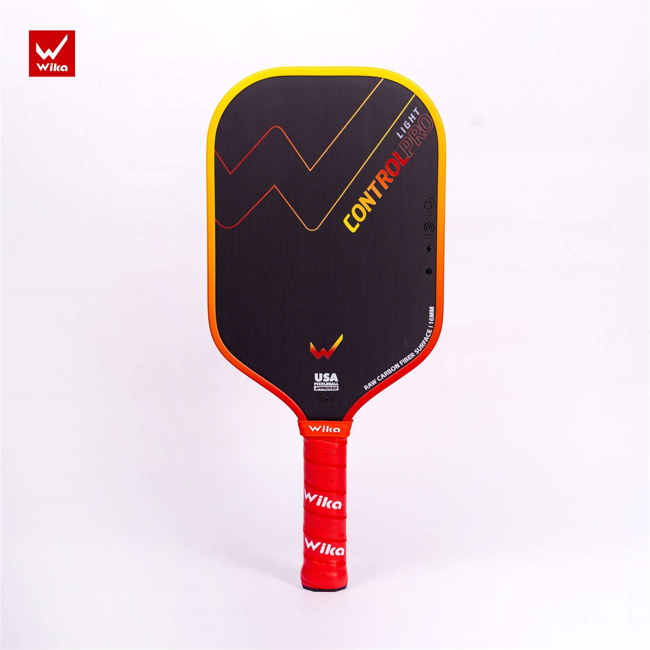 Vợt pickleball Wika Control Pro đỏ vàng