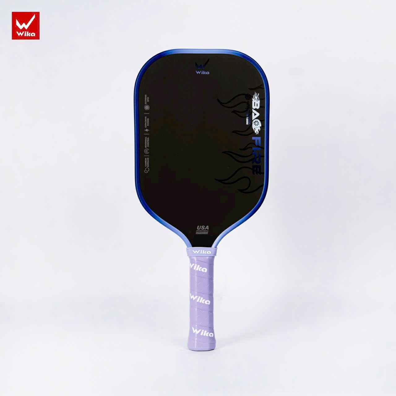 Vợt Pickeball Wika Bao Fire tím