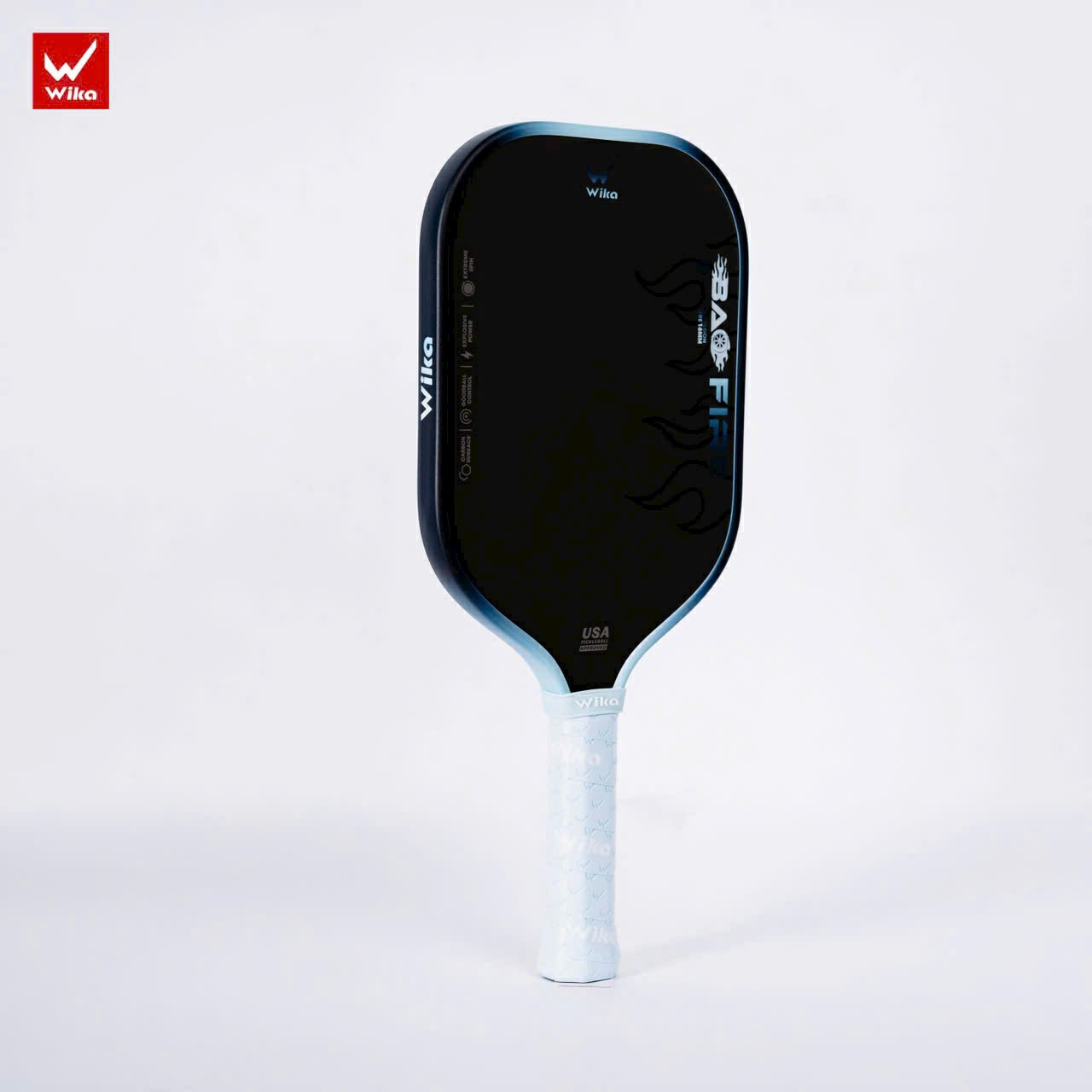 Vợt Pickeball Wika Bao Fire xanh ngọc