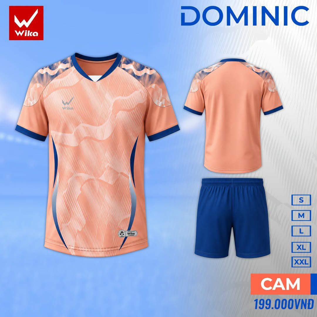 Áo bóng đá Wika Dominic cam